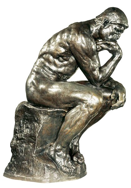O Pensador. Auguste Rodin. 1902 - Museu Rodin, Paris (França)