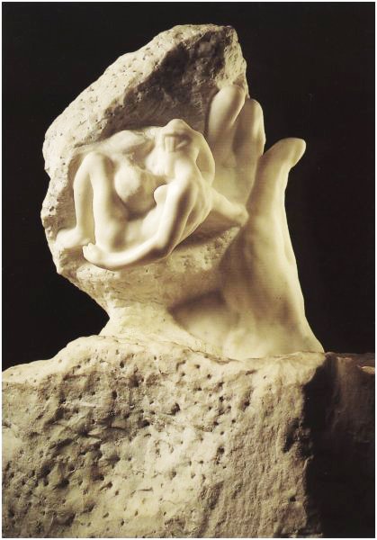 Impressionismo arte -Mão de Deus - Rodin