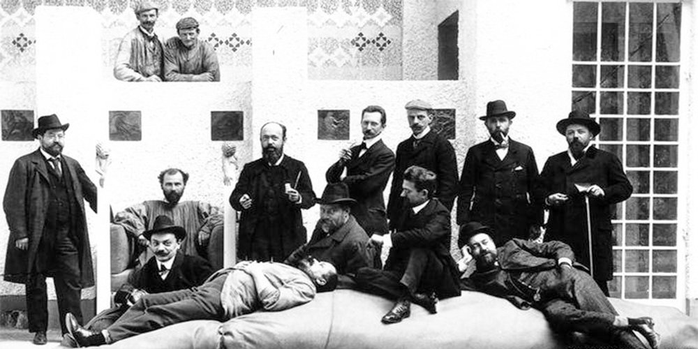 Gustav Klimt - Membros da secessão