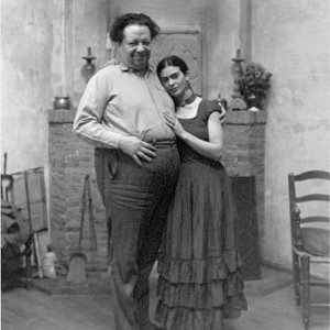 Biografia de Frida Kahlo - frida e diego