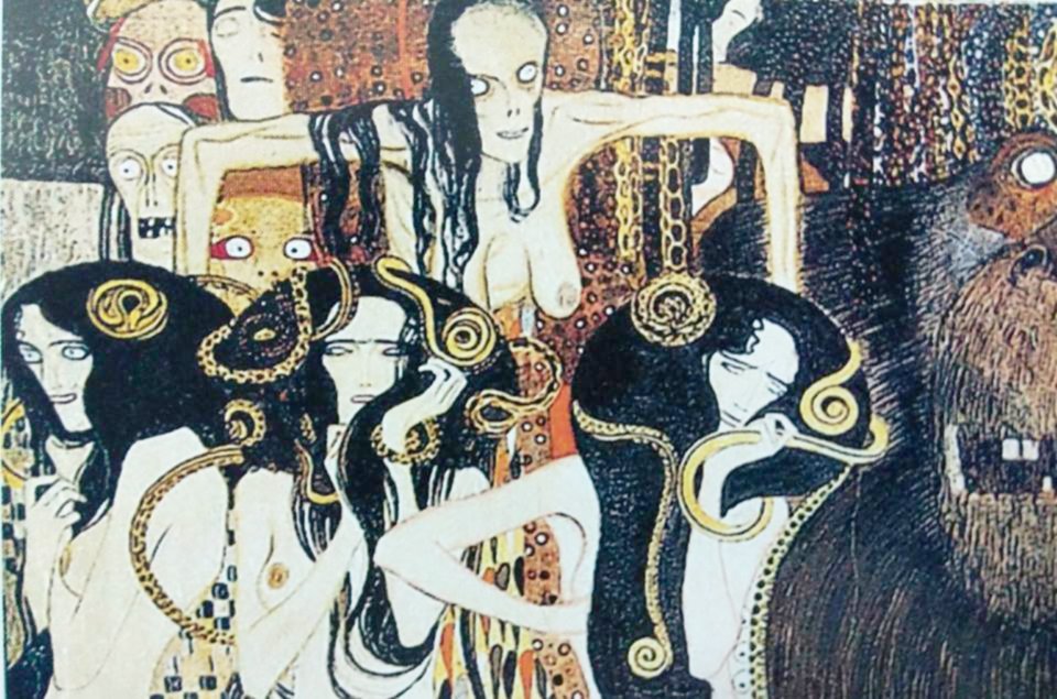 Doenças - O Friso Beethoven de Gustav Klimt