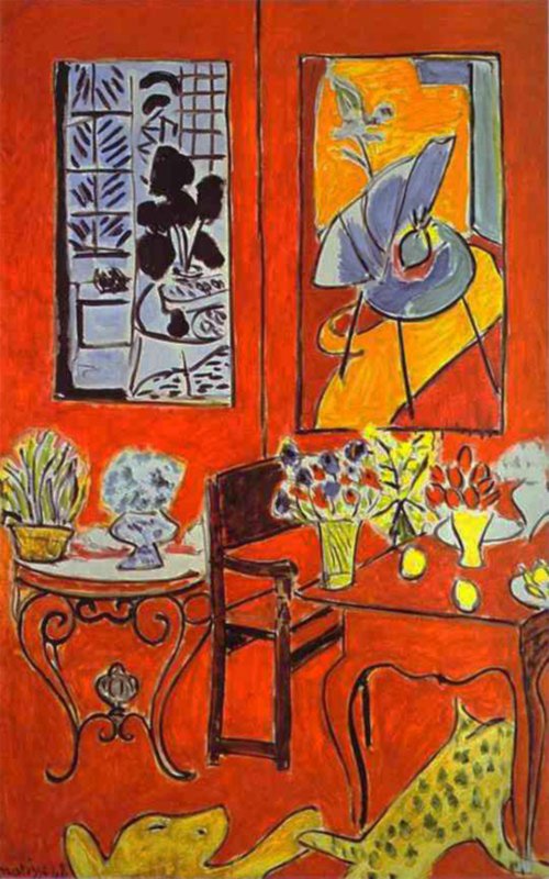 Grande Interior vermelho - Biografia de Henri Matisse