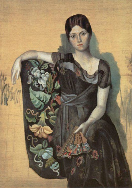 Retrato de Olga - Biografia de Pablo Picasso