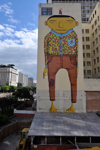 Gigante São Paulo. 2009 - Localização: Anhangabaú, SP - OS GÊMEOS