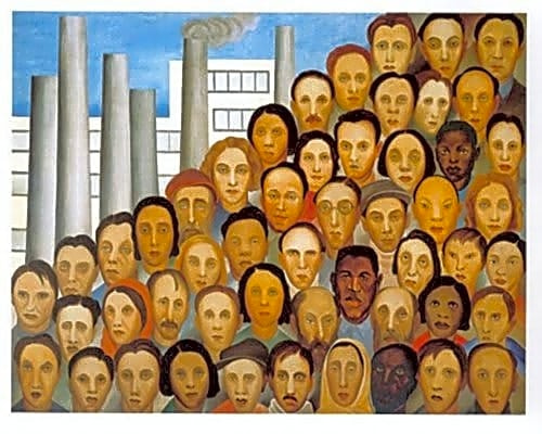 Obreros - Tarsila do Amaral