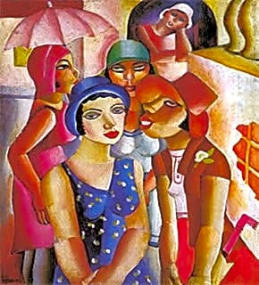 Cinco Mozas de Guaratinguetá - Emiliano Di Cavalcanti