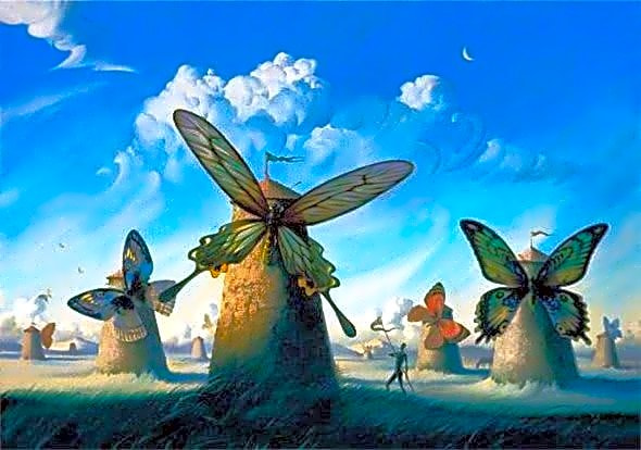 Imagem de capa: Pintura surrealista a óleo com elementos distorcidos e oníricos, cores vibrantes e texturas irregulares, representando a fusão de realidade e sonho.