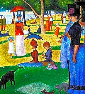 Tarde de Domingo en la Isla de la Grande Jatte, Georges Seurat