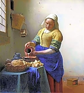 La Lechera - Johannes Vermeer