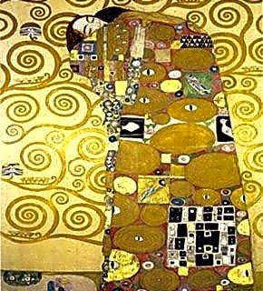 El Friso Stoclet - El Abrazo, de Gustav Klimt