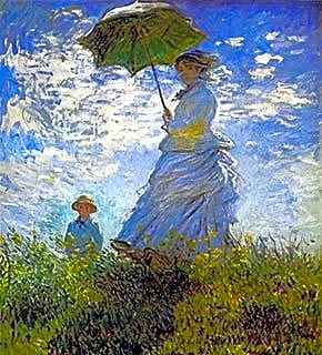 Mujer con Paraguas (El Paseo) – Claude Monet