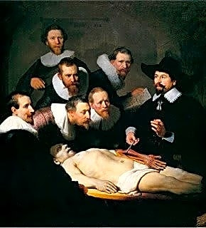 La Lección de Anatomía del Dr. Tulp, de Rembrandt