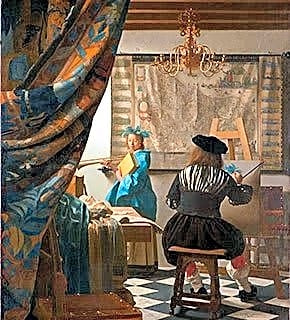 La Alegoría de la Pintura, Johannes Vermeer