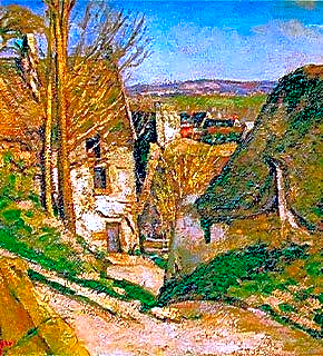 La Casa del Ahorcado, Paul Cézanne