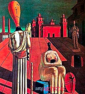 Las Musas Inquietantes, Giorgio de Chirico