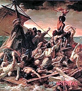 La Jangada de la Medusa, de Théodore Géricault