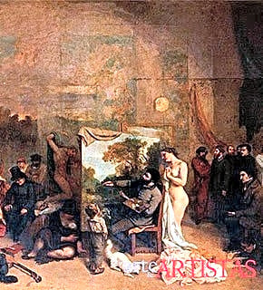 El Estudio del Artista - Gustave Courbet
