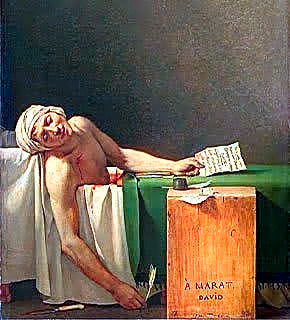 La Muerte de Marat - Obra maestra de Jacques-Louis David