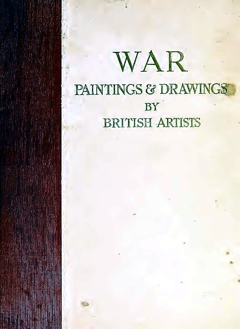 Pintura expressionista a óleo em tons fortes de azul e vermelho, mostrando uma figura angustiada com braços estendidos em um cenário urbano destruído.