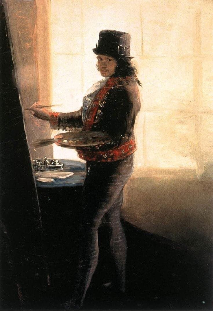 L'Autoportrait dans l'Atelier - Francisco de Goya