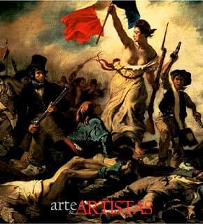 La Libertad Guiando al Pueblo - Eugène Delacroix