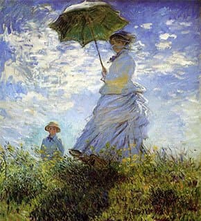 Femme avec Parapluie (La Promenade) – Claude Monet