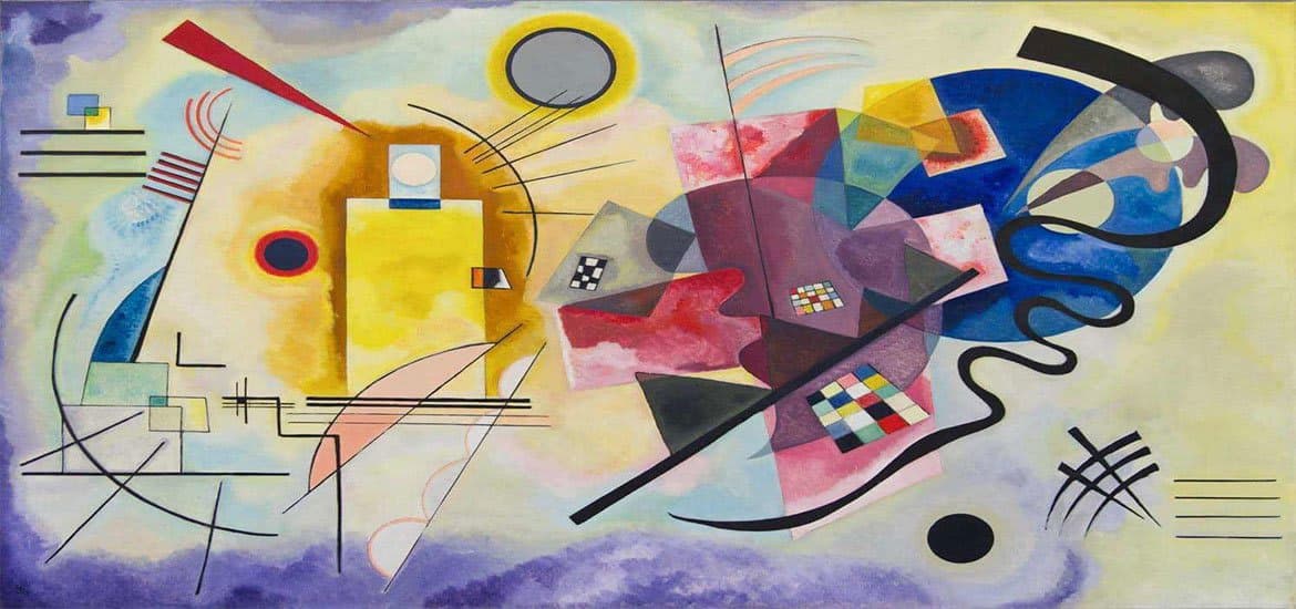 Le Jaune, Le Rouge, Le Bleu - Wassily Kandinsky