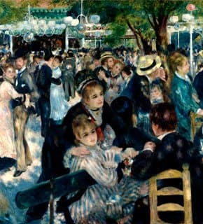 Le Bal au Moulin de la Galette - Auguste Renoir