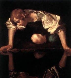 Narcisse, de Caravaggio