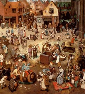 La Bataille entre le Carnaval et le Carême - Une œuvre majeure de Pieter Bruegel