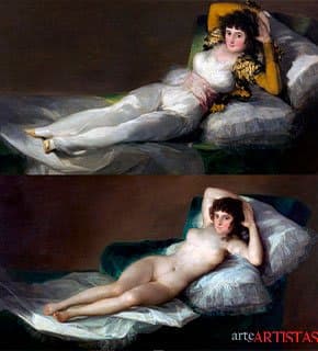 Les Majas de Francisco de Goya : Un mystère en deux tableaux