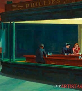Nighthawks (Faucons de la nuit). Edward Hopper
