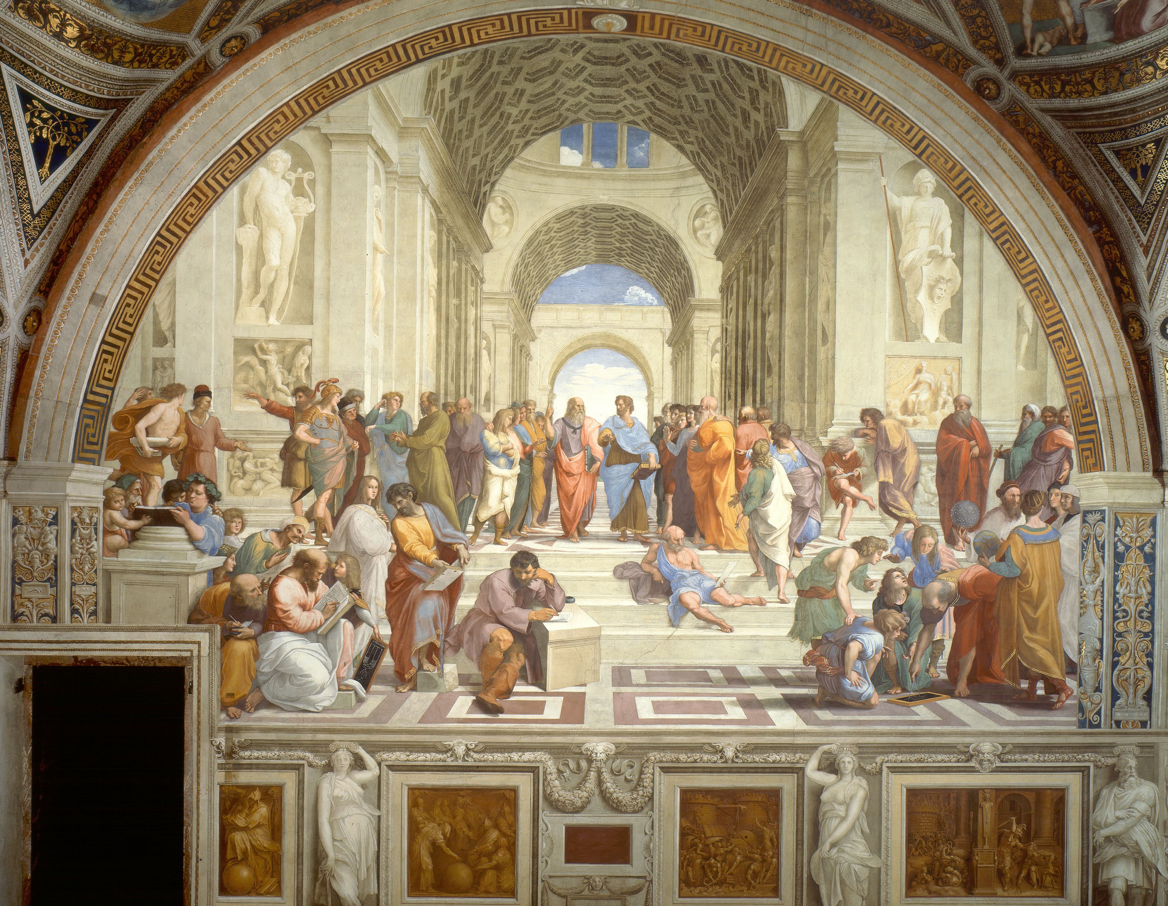 The School of Athens, Raphael: Diogenes, Euclid and Hidden Portraits of the Masters (Part 3)