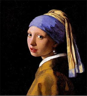 Johannes Vermeer - Moça com Brinco de Pérola. 
