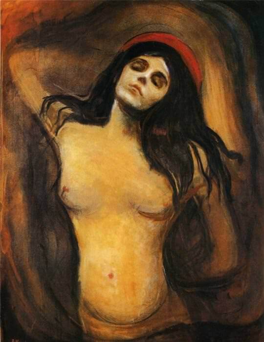 Madonna. Edvard Munch. 1894-95