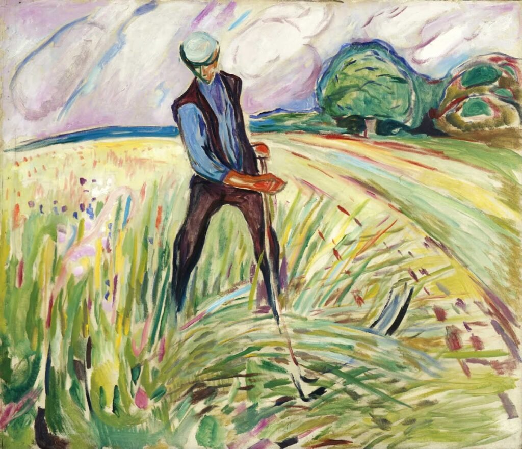 O Tratador de Feno. Edvard Munch. 1917
