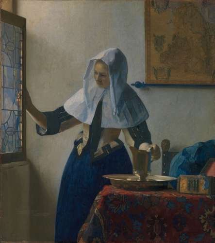 Johannes Vermeer - Mulher com um Jarro de Água