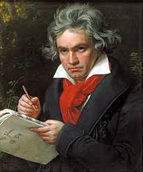 Retrato de Beethoven por Joseph Karl Stieler. 1820